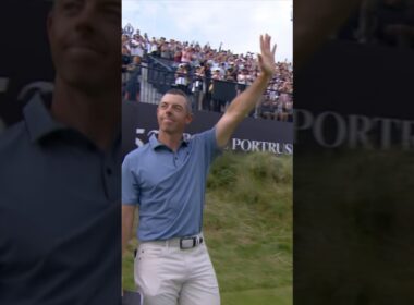 【全英OP25】「いつかまたロイヤルポートラッシュで」地元北アイルランドのローリー・マキロイに送られる最終日18番ギャラリーの大歓声 #ローリーマキロイ #全英オープン