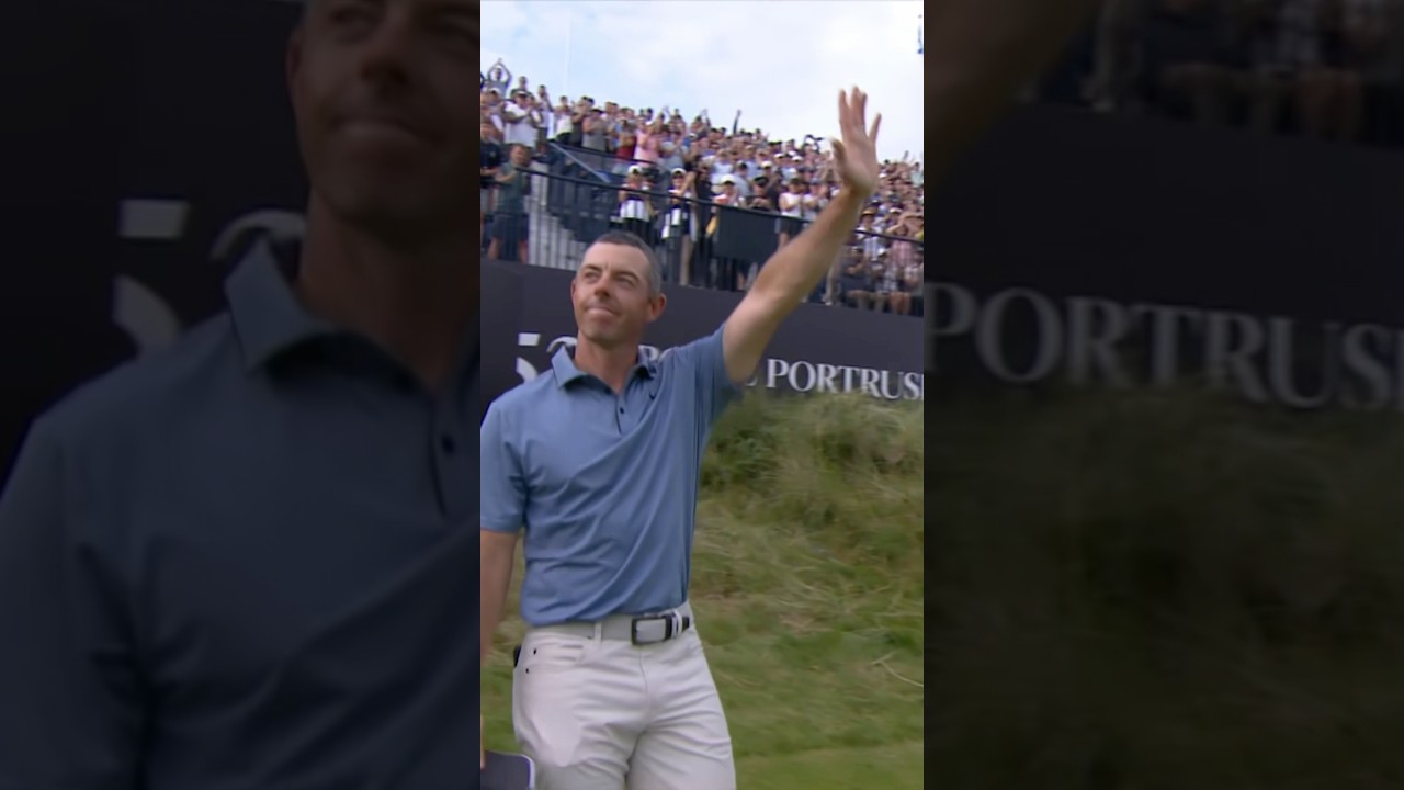 【全英OP25】「いつかまたロイヤルポートラッシュで」地元北アイルランドのローリー・マキロイに送られる最終日18番ギャラリーの大歓声 #ローリーマキロイ #全英オープン