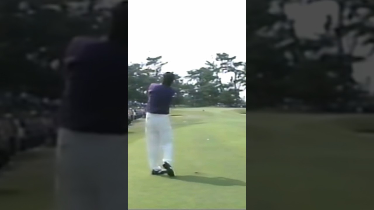 ジャンボ尾崎プロ　ウェッジショット 1997日本オープン #ゴルフ #golf #golfswing #ジャンボ尾崎