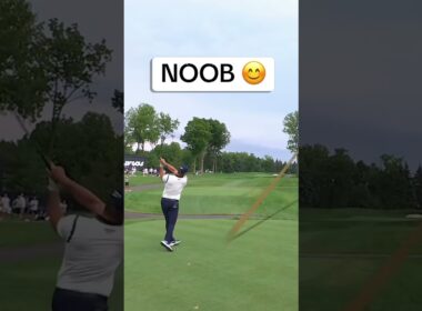 Noob Vs Pro Vs Hacker #golf #LIVGolf #brysondechambeau
