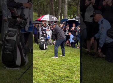 ㊗️100万再生㊗️ ベイカレントクラシック　3日目　松山英樹選手　14番ホール　ラフからのショット#ゴルフ#PGA #松山英樹#shorts