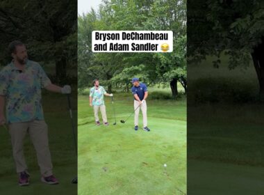 Adam Sandler’s “Happy Gilmore” swing 🔥