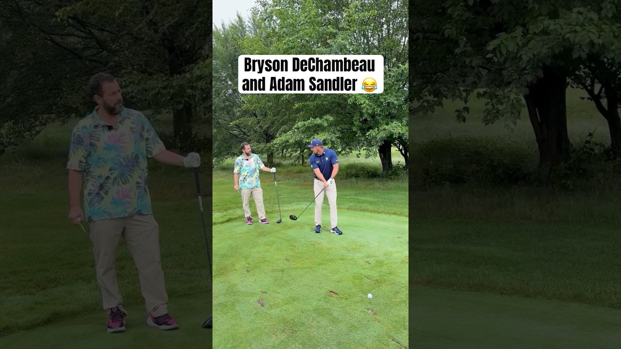 Adam Sandler’s “Happy Gilmore” swing 🔥