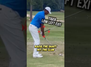 Tiger Woods’ Drill That Fixes Early Extension & Flipping Instantly 👀 #tigerwoods #golfswing #golfer