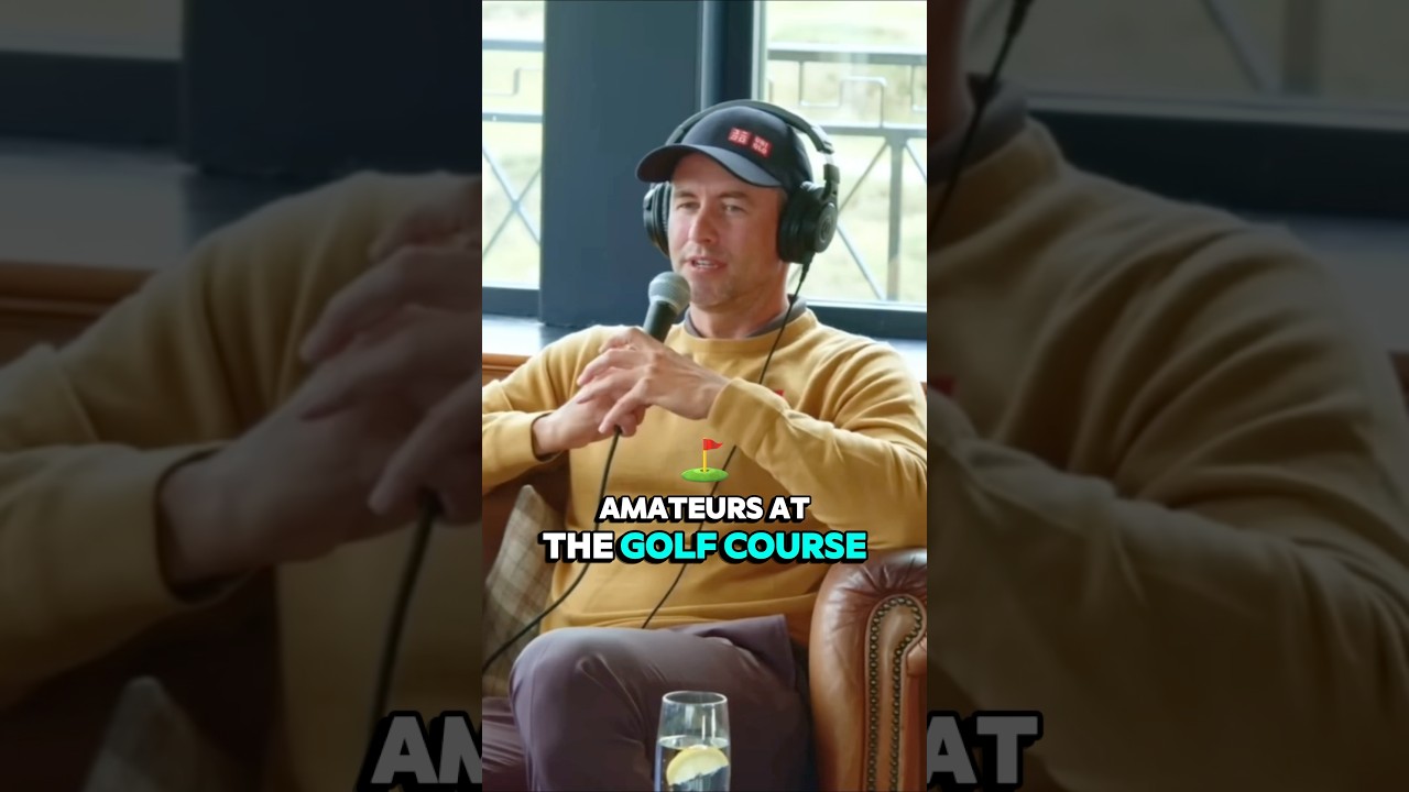 Adam Scott tip for Amateurs #golf #shorts