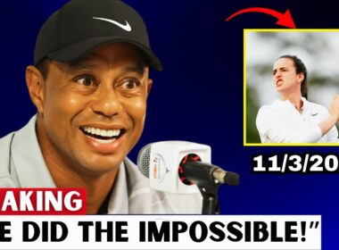 ケイトリン・クラークがゴルフの世界記録を破り、タイガー・ウッズは衝撃を受ける