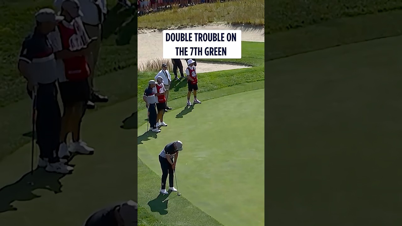 FIERY putts get the crowd going! 💥