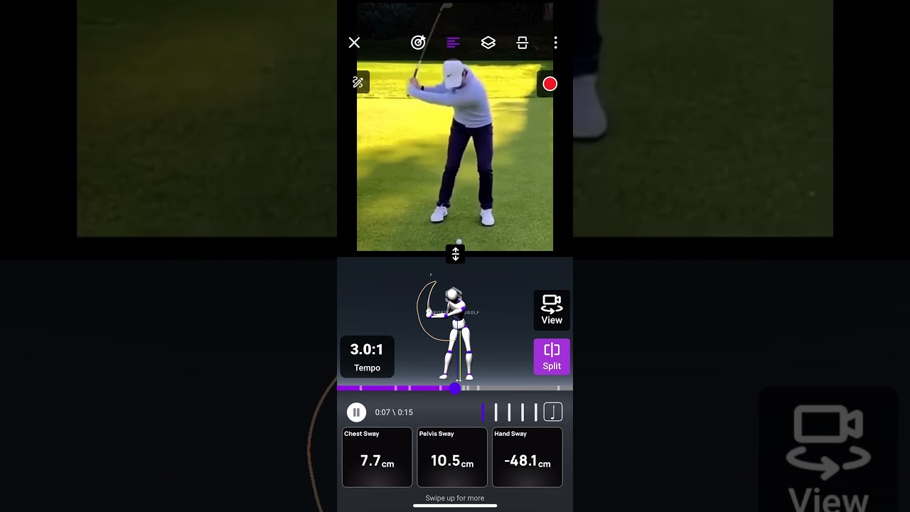 Rory Mcilroyのアイアンショットのポイント(SWAY・胸、骨盤、両手の左右移動)
