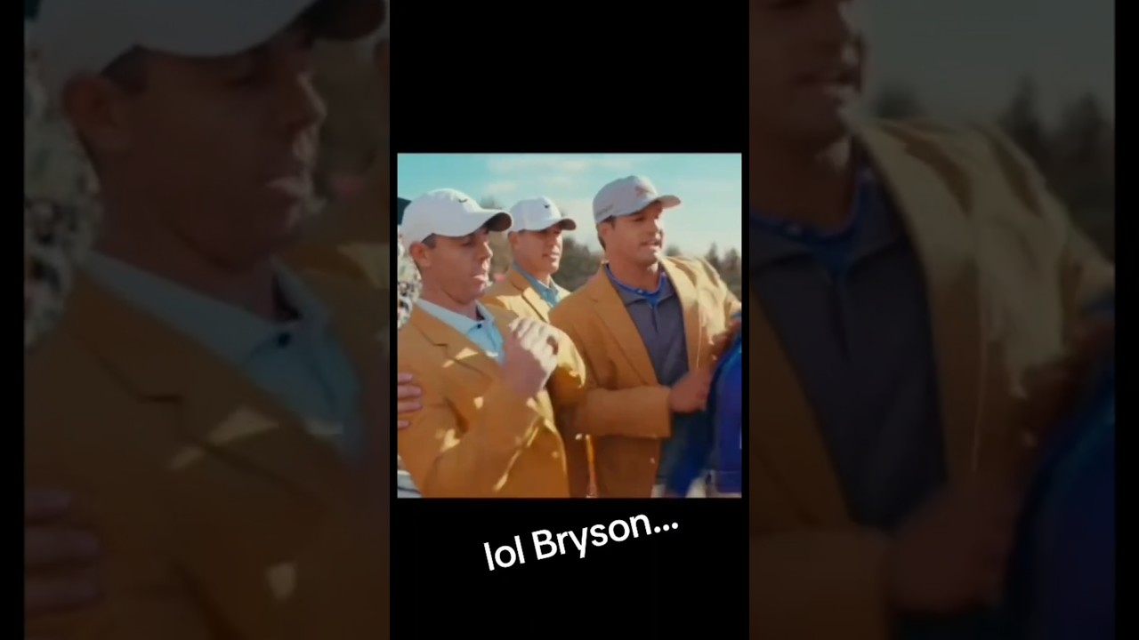 ブライソン・デシャンボーはロリー・マキロイについてこう言った #shorts #funny #golf
