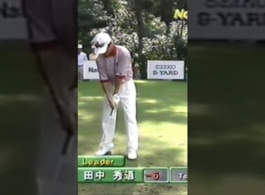 田中秀道プロ アイアンショット 1998年日本オープン 大洗 #ゴルフ #golf #ゴルフスイング #golfswing #田中秀道