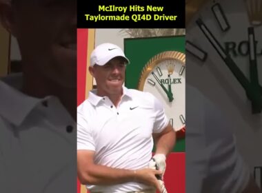 McIlroy SMASHES the new Taylormade QI4D Driver over 300 yards in Abu Dhabi #taylormadeqi4d