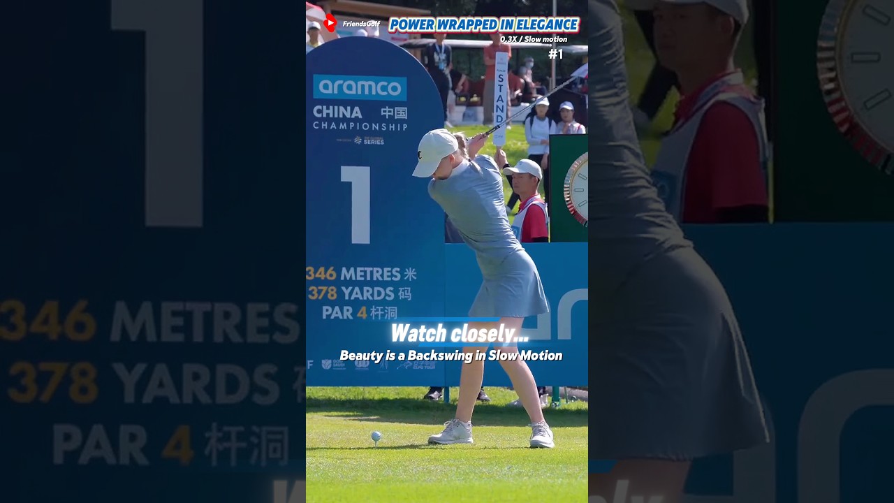 티잉 그라운드 위에 꽃이 핀 줄 알았네요