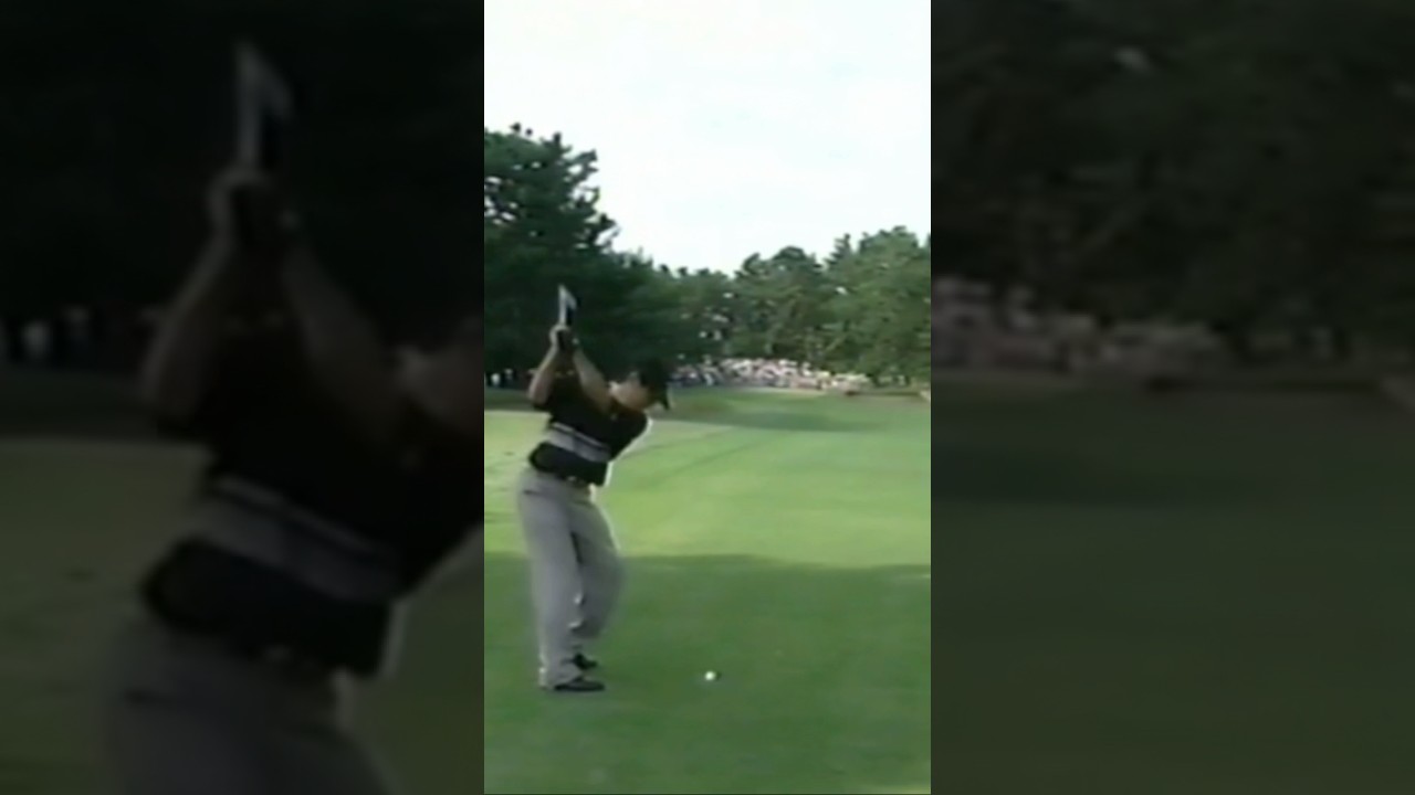 尾崎直道プロ アイアンショット 1998年日本オープン大洗 #ゴルフ #golf #ゴルフスイング #golfswing #尾崎直道