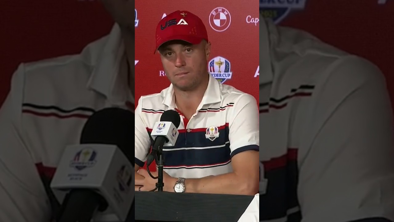 Justin Thomas Responds to Rory McIlroy Treatment from USA Fans at Ryder Cup 👀
