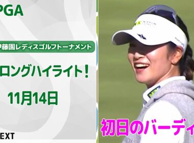 【🔥バーディ集！🔥】第41回伊藤園レディスゴルフトーナメント　初日のバーディ集！【ゴルフ】【U-NEXT】