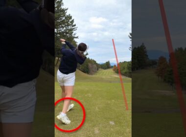 【ドライバー飛距離を伸ばすスイングのコツは〇〇！？】最長飛距離342yd ドライバーショット！ゴルフレッスン　飛距離アップ　ヘッドスピードアップ　#short #shorts #shortsvideo