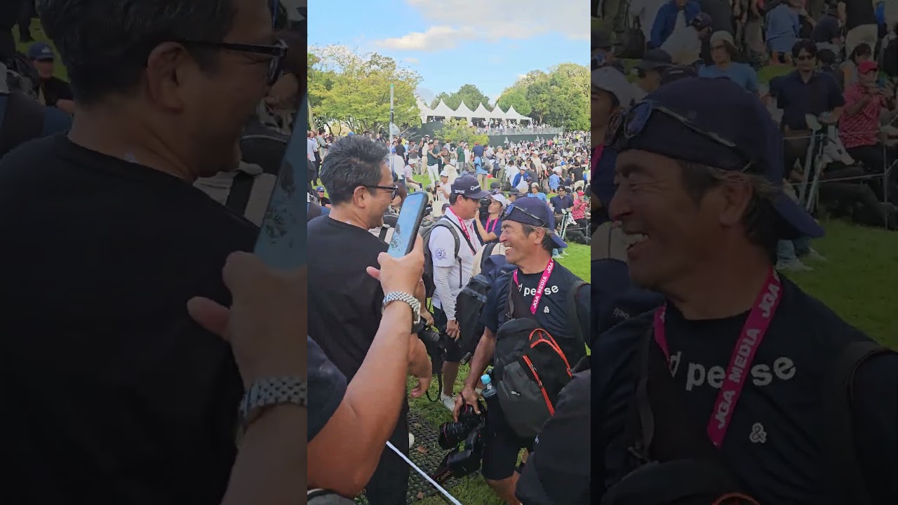 堀琴音 2025年日本女子オープン 優勝決定後シーン