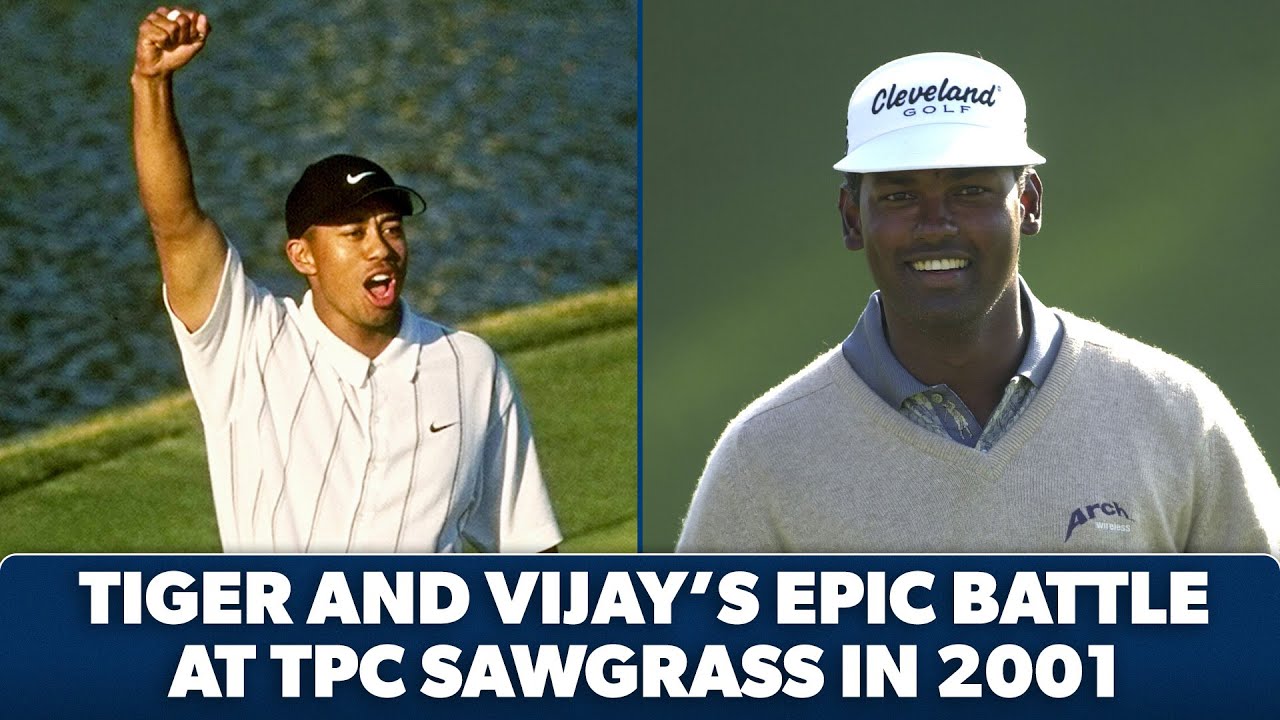 Tiger Woods vs. Vijay Singh | THE PLAYERS | Full Back 9 Broadcast