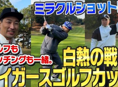 【タイガース杯】毎年恒例！オフのゴルフ大会開催！#伊藤将司 選手#石井大智 選手がビックドライブ！？#岩崎優 選手はさすがの『マネジメント』を披露！虎戦士の新たな一面が発見できるかも！？