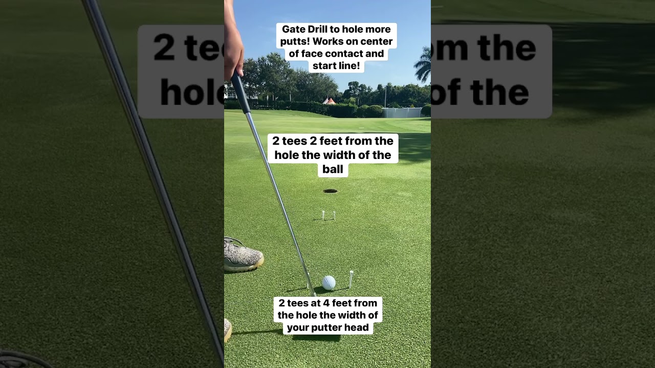 Jordan Spieth’s Double Gate Drill! #golfdrills #shorts