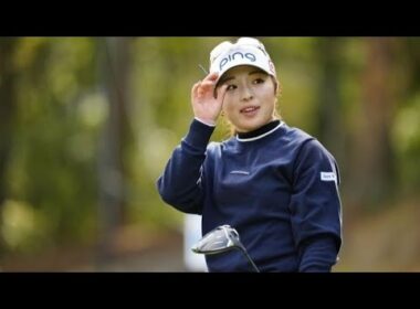 ＜速報＞年間女王かかる佐久間朱莉は前半1アンダー　木戸愛ら4人が並ぶ首位で折り返しgg