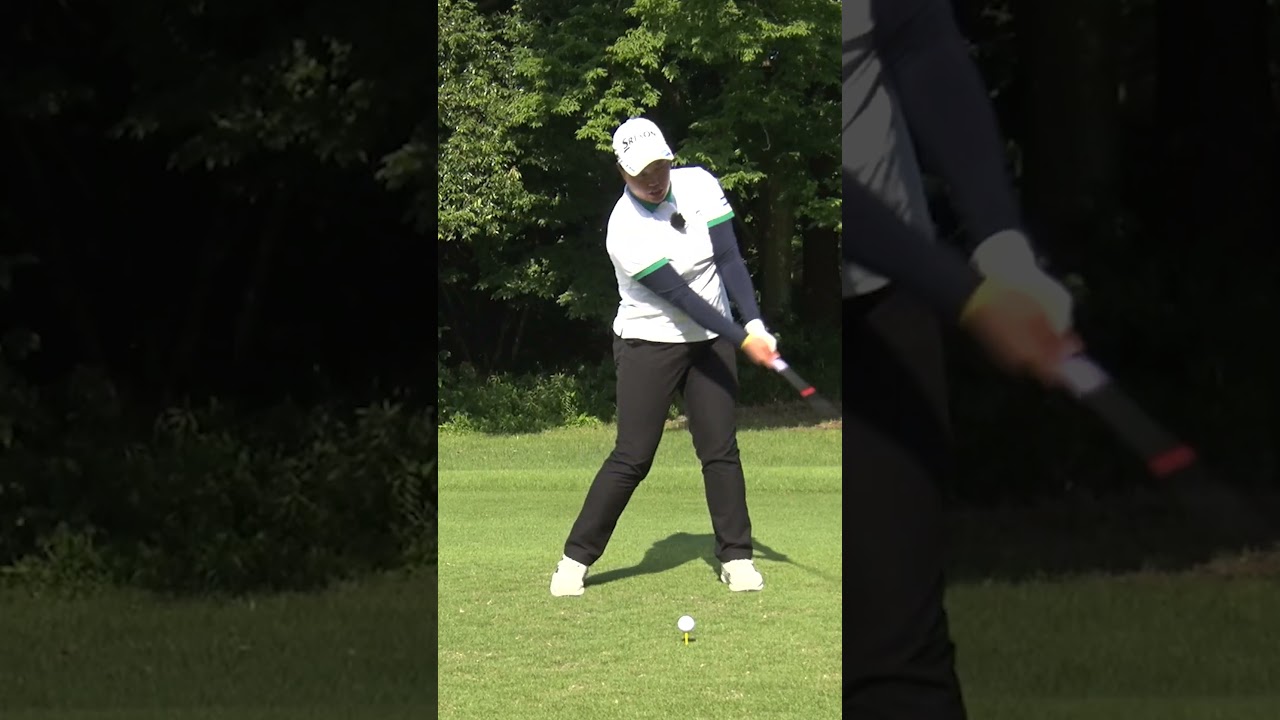 クローズスタンスでミスが減る！ #入谷響 #飛ばし #ゴルフレッスン