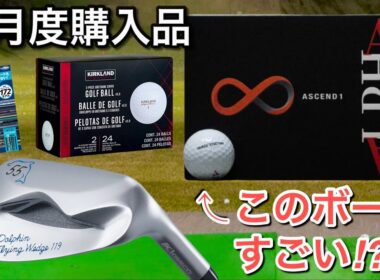 【ALPHAのスピン系購入】姜秀一プロデュースゴルフボール　11月度購入品紹介　コストコ2025ボール　ドルフィンチッパーウェッジ　ゼクシオ14+試打に向けてスリーブ買う　アマチュアに合うシャフトは？