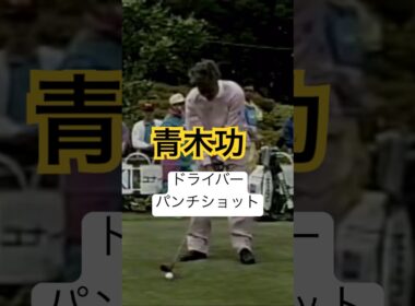 青木功プロ ドライバーパンチショット 1994年日本プロゴルフ選手権 #golf #ゴルフ #青木功 #ドライバー