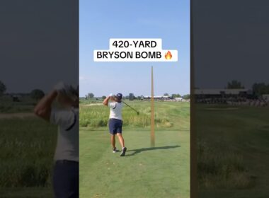 Bryson doing Bryson things 😱 #golf #LIVGolf