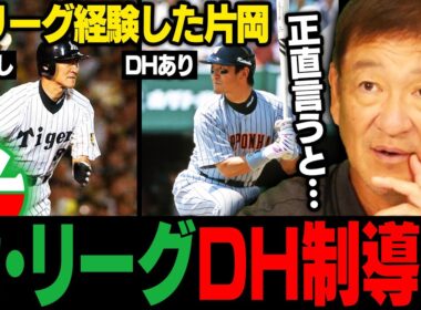 【2027年DH制導入決定‼︎】DH制導入は賛成？反対？両リーグ経験した片岡篤史がDH制のメリットとデメリットを詳しく解説します。
