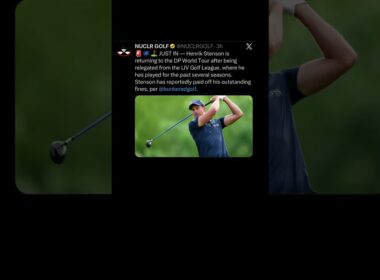 Henrik Stenson DP World Tour | #zachriddlegolf #golf #golfer #golflife #livgolf #dpworldtour