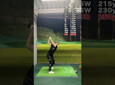 【松永王花】 250Y女子の番手別飛距離［⛳️番手別再投稿シリーズ］