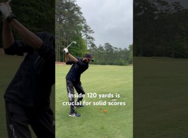 Inside 120 yards is the real difference maker in shooting low scores #golf #pgatour