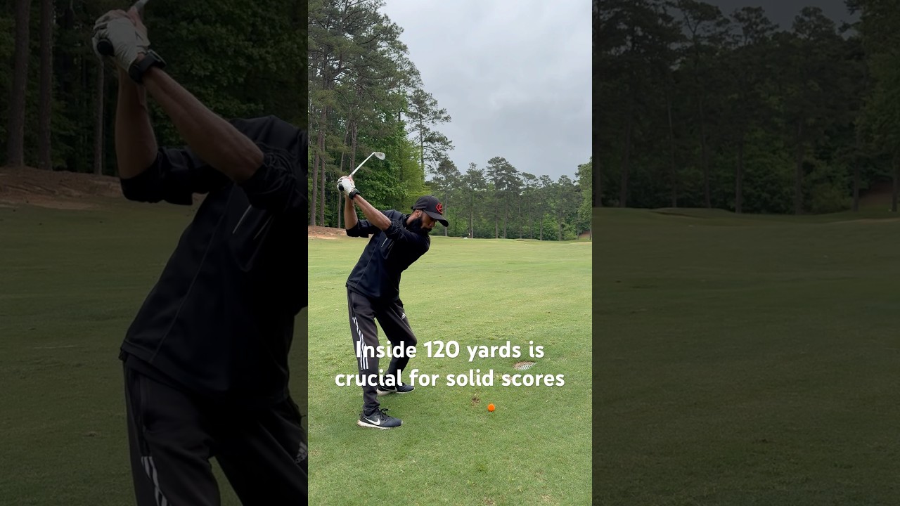 Inside 120 yards is the real difference maker in shooting low scores #golf #pgatour
