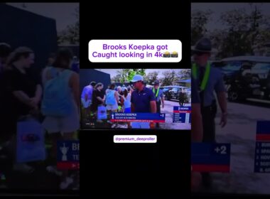 Brooks Koepka got Caught looking in 4k📸📸 #golf #caught #4k #brookskoepka #women #look #woman