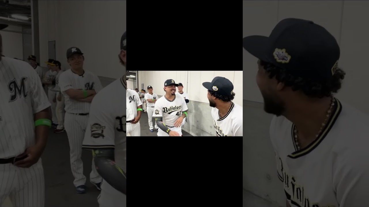 日本語でトーク✨️ #大爆笑 #オリックス #千葉ロッテ #オールスター