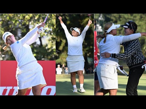 鈴木愛は日米対決で岩井智怜を破り、涙の勝利で9年ぶり3度目のメジャータイトルを獲得した。