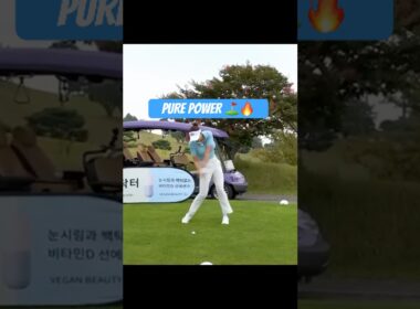 KLPGA Golfer Yoo HyunJoo – Perfect Driver Swing 🏌️‍♀️