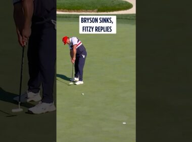 Fitzpatrick ANSWERS DeChambeau! 😎