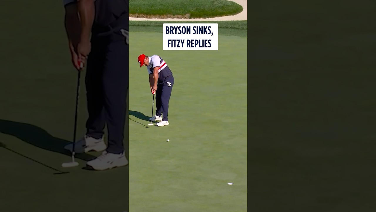 Fitzpatrick ANSWERS DeChambeau! 😎
