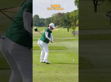 安定した上体と下半身リード❣️【吉田優利】ドライバーショット