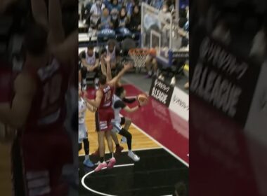 【バスケ】実況も思わず「アメージング」！！ #京都ハンナリーズ #岡田侑大 #Bリーグ
