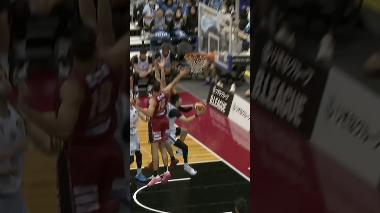 【バスケ】実況も思わず「アメージング」！！ #京都ハンナリーズ #岡田侑大 #Bリーグ