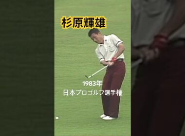 杉原輝雄プロ 1983年日本プロゴルフ選手権 #golf #ゴルフ #ゴルフスイング #golfswing #杉原輝雄