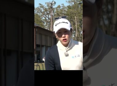 打点がずれないアプローチの構え方 #ゴルフレッスン #アプローチ #立浦葉由乃