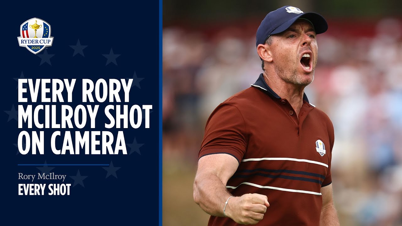 Every Rory McIlroy Shot | 2025 Ryder Cup