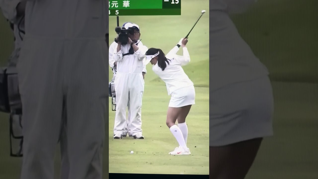【脇元華】ゆったりスイング #ゴルフ #golf #ゴルフスイング #ゴルフスイング動画 #女子プロゴルファー #脇元華