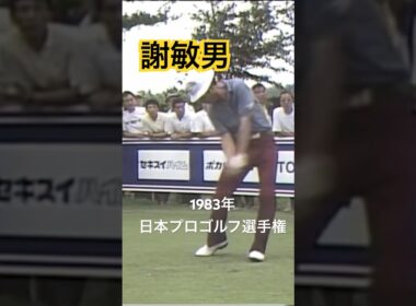 謝敏男プロ 1983年日本プロゴルフ選手権 #golf #ゴルフ #golfswing #ゴルフスイング #謝敏男