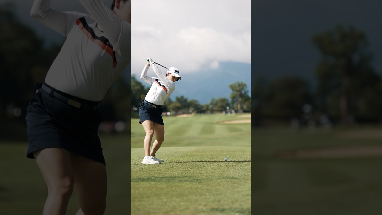 【小祝さくら】ティーショットをスローで10秒🎥