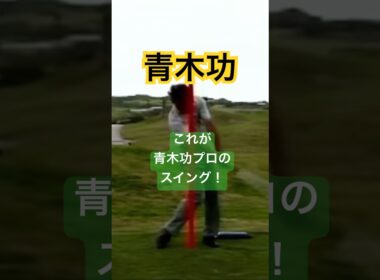 青木功プロスイング‼️ #golf #ゴルフ #golfswing #ゴルフスイング #青木功